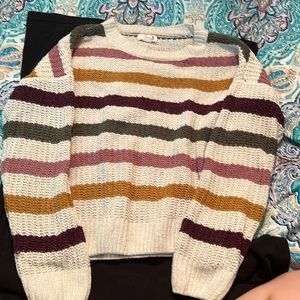 Striped Crew Neck Sweater
